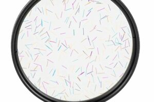 Deosdum Filtre Prisme anamorphique brossé coloré - FILTRE D'EFFET CIRCULAIRES