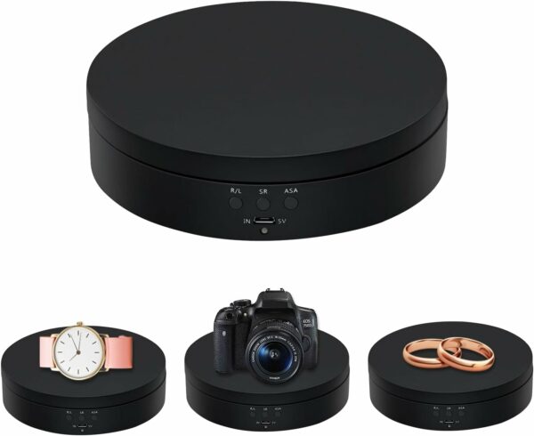 Plateau Présentoir Tournante Motorisée 360 degré 3KG