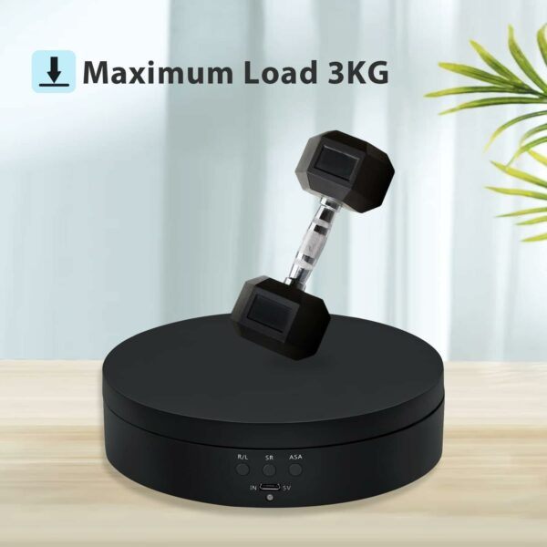 Plateau Présentoir Tournante Motorisée 360 degré 3KG – Image 7