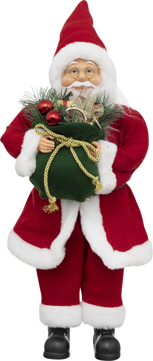 Père Noël de 110 cm avec son sac vert - DÉCORATION – Image 3