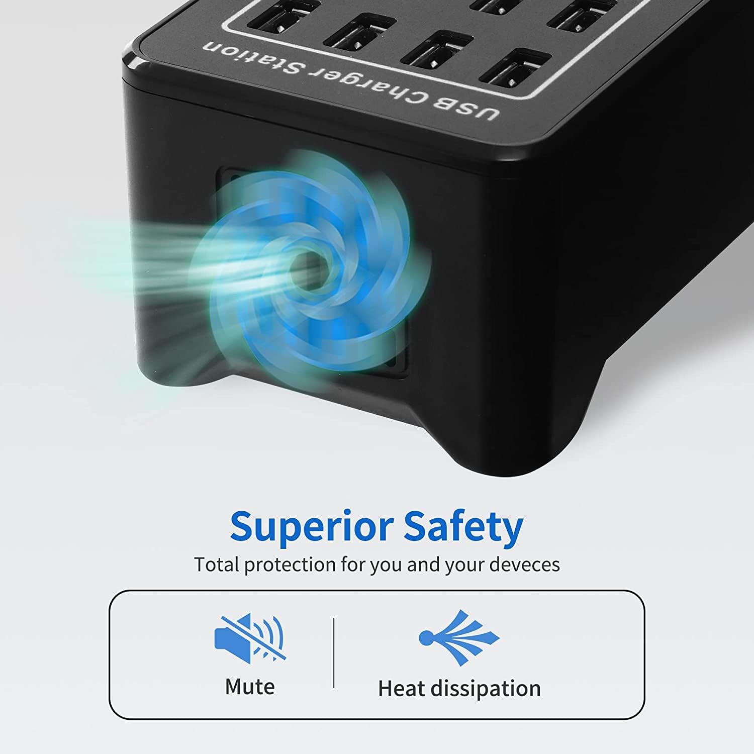 Station de Charge USB 20 Ports 100W – Image 7